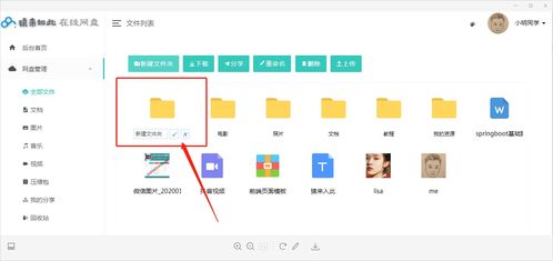 springboot mysql在線網盤文件分享系統源碼 講解教程 開發文檔